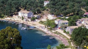 San Stefano North East harbour - In the old days - About San Stefano Boats Corfu Boat Hire