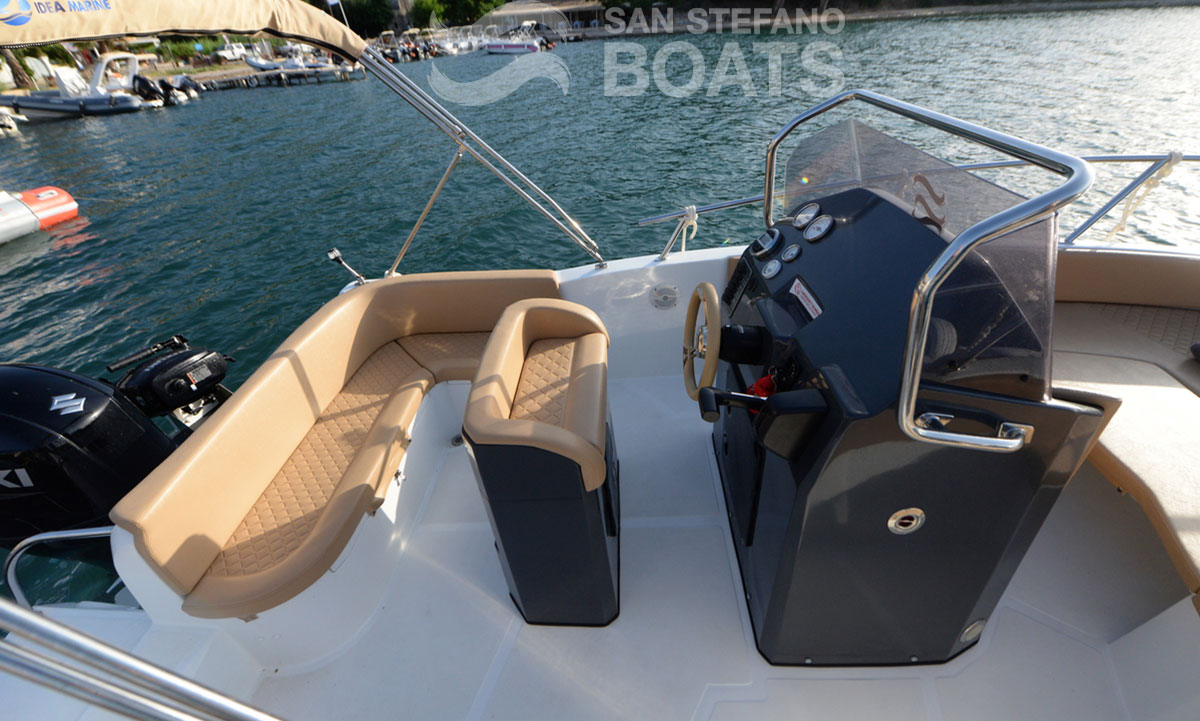 Maverick 175 HP Luxury 9 persons San Stefano Boats - Corfu Boat Hire - San Stefano NE - Avlaki - Kassiopi - Kalami