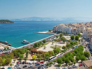 Corfu Old Town - Old Port & Vidos island