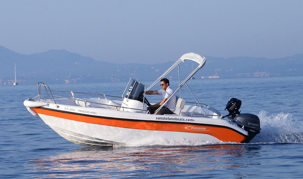 Princess Ariel 30 HP Comfort 8 Pax - San Stefano Boats - Corfu Boat Hire