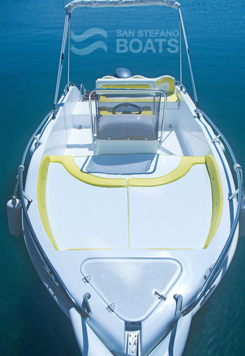 Sunshine 30 HP Deluxe 7 Pax - San Stefano Boats - Corfu Boat Hire